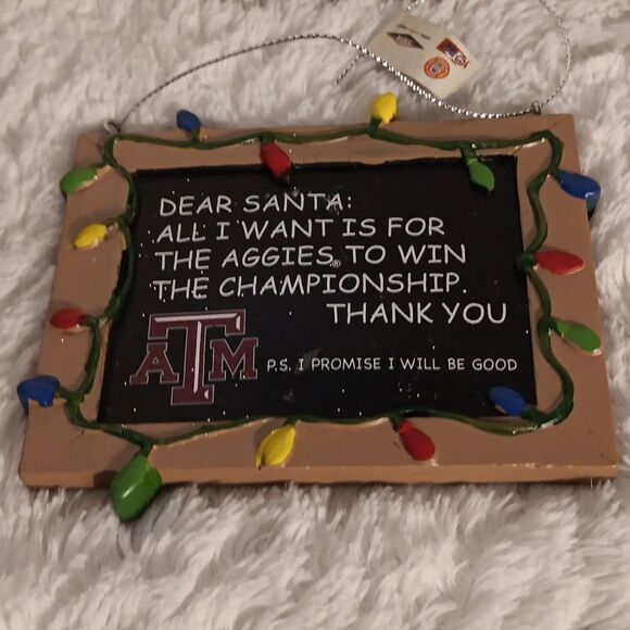 Four Texas A&M Christmas Ornaments - Picture 5 of 6